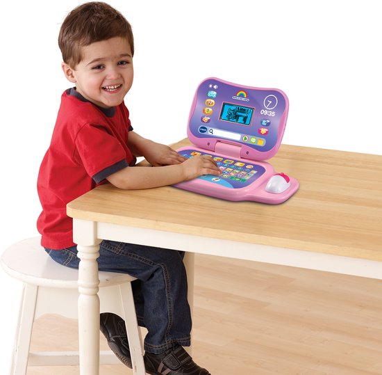 Vtech Game en leer laptop roze suzieshop 3 Vtech Game en leer laptop roze